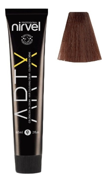 Краска для волос на основе протеинов пшеницы Color ARTX 60мл: 5-77 Табачный светло-каштановый
