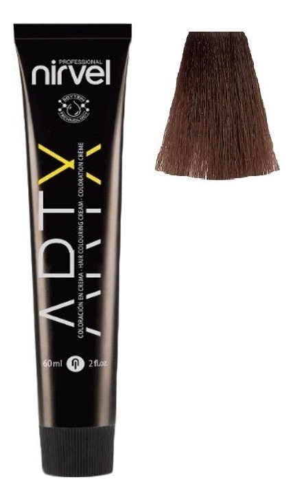 Краска для волос на основе протеинов пшеницы Color ARTX 60мл: 5-71 Холодный коричневый светло-каштановый