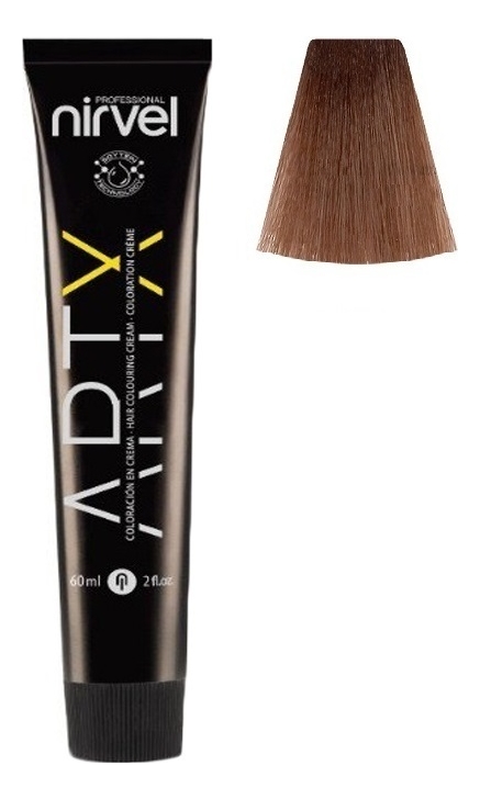 Краска для волос на основе протеинов пшеницы Color ARTX 60мл: 7-71 Холодный коричневый средний блондин