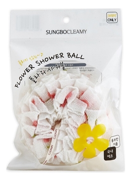 Мочалка для душа Clean & Beauty Flower Shower Ball (цвет в ассортименте)