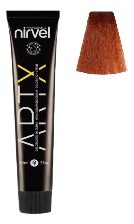 Краска для волос на основе протеинов пшеницы Color ARTX 60мл: 7-44 Интенсивно-медный средний блондин