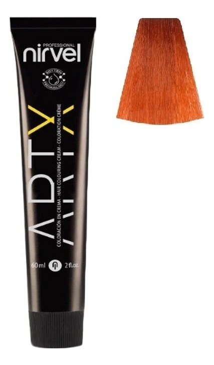 Краска для волос на основе протеинов пшеницы Color ARTX 60мл: 8-44 Интенсивно-медный блондин