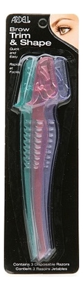 Комбинированый триммер-бритва для бровей Brow Trim &amp; Shape Grooming Tool 3шт от Randewoo