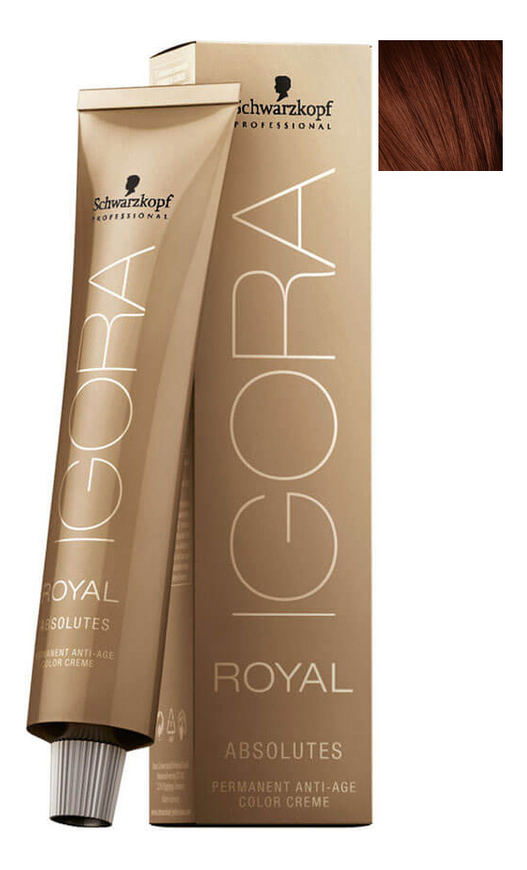 

Крем-краска для волос Igora Royal Absolutes 60мл: 5-80 Light Brown Red Natural, Крем-краска для волос Igora Royal Absolutes 60мл