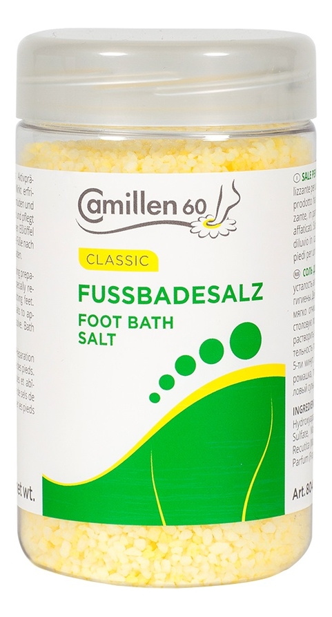 

Соль для ножных ванн Classic Fussbadesalz: Соль 350г, Соль для ножных ванн Classic Fussbadesalz