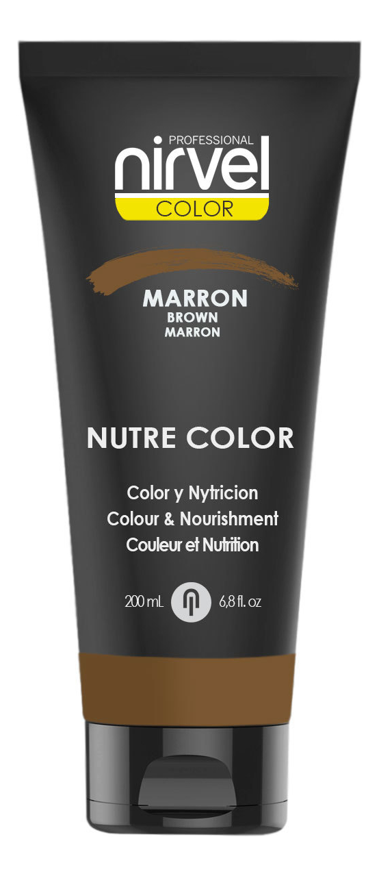 Гель-маска для окрашивания волос Nutre Color 200мл: Dark Brown