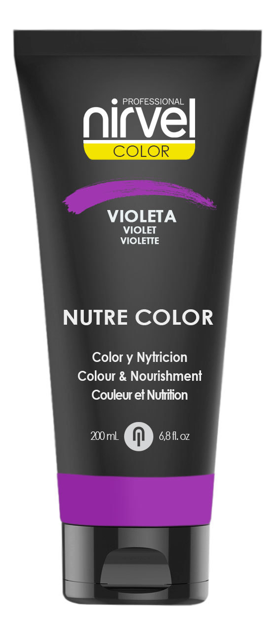 Гель-маска для окрашивания волос Nutre Color 200мл: Violet гель маска для окрашивания волос nutre color 200мл dark aubergine