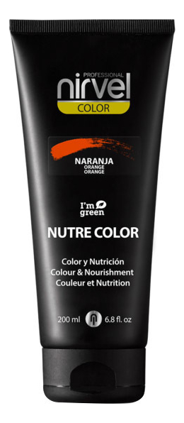 Гель-маска для окрашивания волос Nutre Color 200мл: Orange гель маска для окрашивания волос nutre color 200мл dark aubergine
