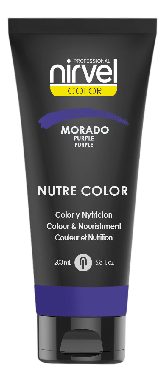 Гель-маска для окрашивания волос Nutre Color 200мл: Purple гель маска для окрашивания волос nutre color 200мл golden