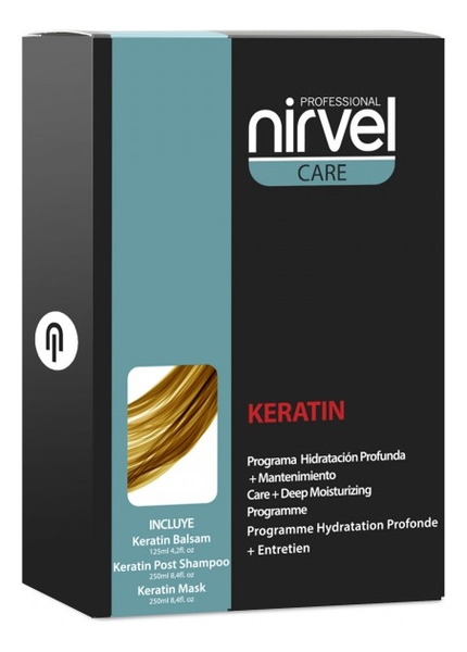 

Набор для волос Keratin Liss (бальзам Keratin No3 125мл + шампунь Post No5 250мл + маска Keratin No6 250мл)