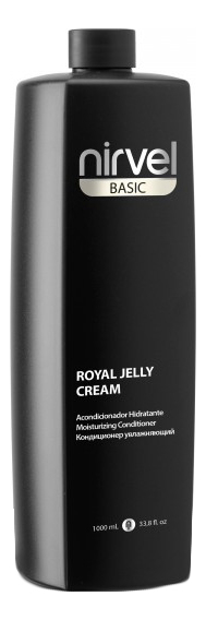 Кондиционер для волос увлажняющий с пчелиным маточным молочком Basic Royal Jelly Cream: Кондиционер 1000мл nirvel basic кондиционер увлажняющий royal jelly cream 5000 мл