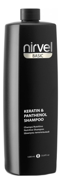 Шампунь для волос питательный с кератином и пантенолом Basic Keratin & Panthenol Shampoo