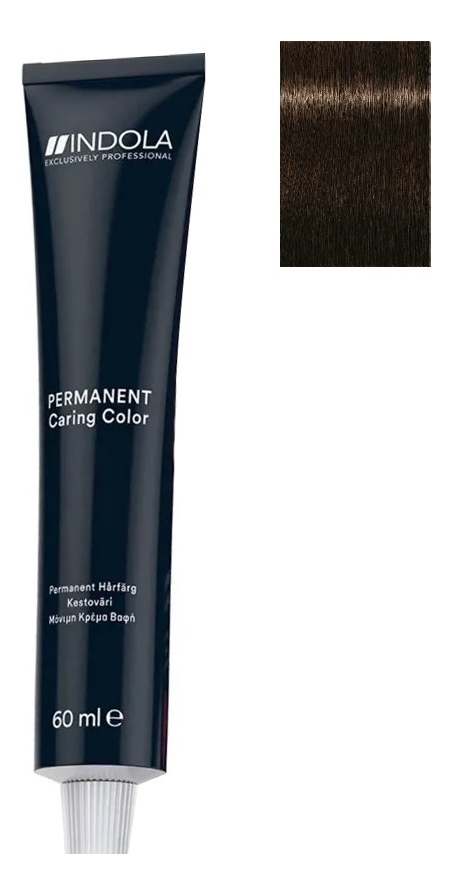 

Стойкая крем-краска для волос Permanent Caring Color 60мл: 3.8 Темный коричневый шоколадный, Стойкая крем-краска для волос Permanent Caring Color 60мл