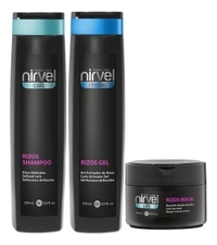 Nirvel Professional Набор по уходу за вьющимися волосами Care Rizos (шампунь 250мл + гель для укладки 250мл + маска 250мл)