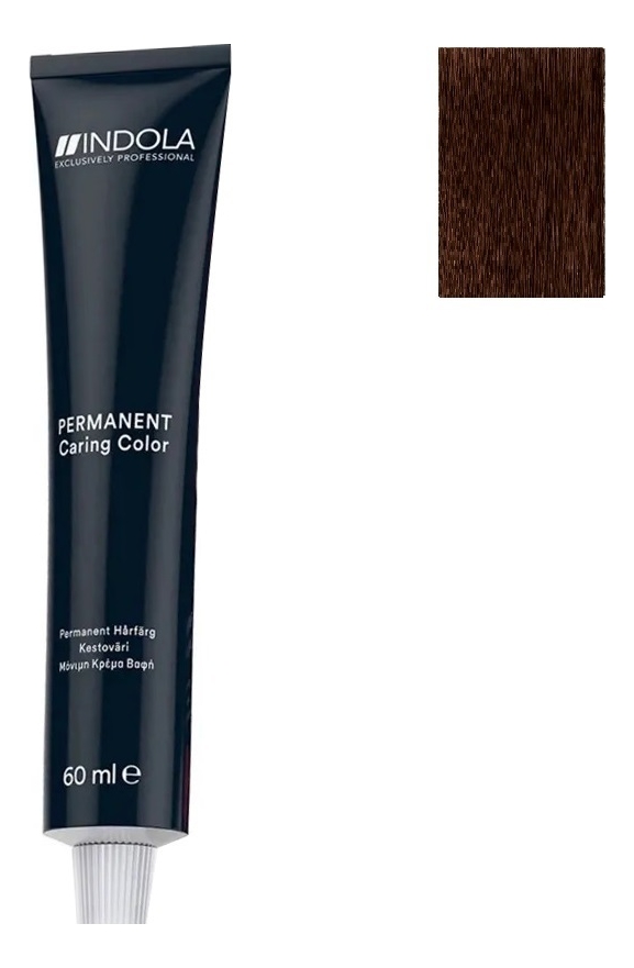

Стойкая крем-краска для волос Permanent Caring Color 60мл: 4.4 Средний коричневый медный, Стойкая крем-краска для волос Permanent Caring Color 60мл