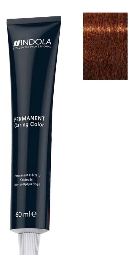 

Стойкая крем-краска для волос Permanent Caring Color 60мл: 5.60 Светлый коричневый красный натуральный, Стойкая крем-краска для волос Permanent Caring Color 60мл