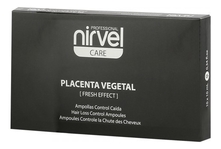 Nirvel Professional Средство от выпадения волос и жирности кожи головы с плацентой Care Placenta Vegetal 10*10мл