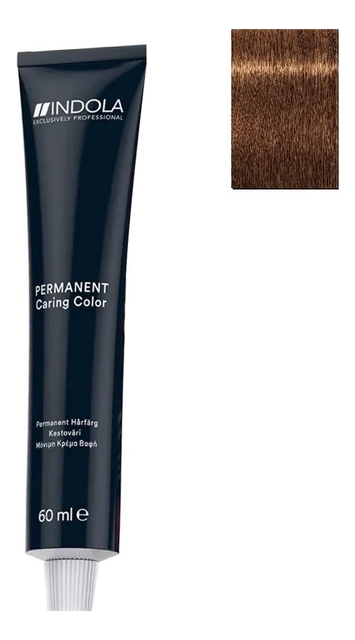 

Стойкая крем-краска для волос Permanent Caring Color 60мл: 6.3 Темный русый золотистый, Стойкая крем-краска для волос Permanent Caring Color 60мл