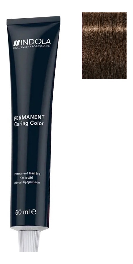 

Стойкая крем-краска для волос Permanent Caring Color 60мл: 6.84 Темный русый шоколадный медный, Стойкая крем-краска для волос Permanent Caring Color 60мл