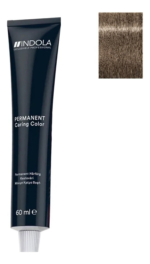 

Стойкая крем-краска для волос Permanent Caring Color 60мл: 8.1 Светлый русый пепельный, Стойкая крем-краска для волос Permanent Caring Color 60мл