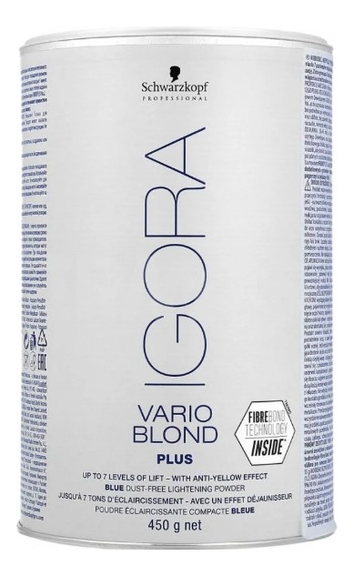 Осветляющий порошок для волос Igora Vario Blond Plus 450г