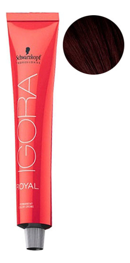 

Крем-краска для волос Igora Royal Permanent Color Creme 60мл: 3-68 Dark Brown Chocolate Red, Крем-краска для волос Igora Royal Permanent Color Creme 60мл