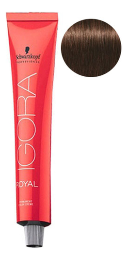 

Крем-краска для волос Igora Royal Permanent Color Creme 60мл: 4-65 Medium Brown Chocolate Gold, Крем-краска для волос Igora Royal Permanent Color Creme 60мл