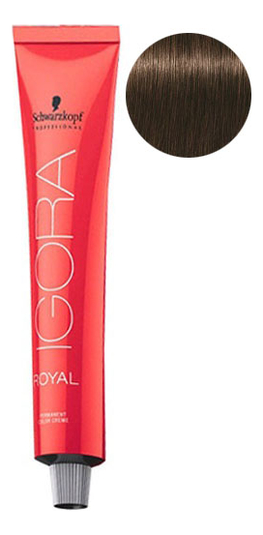 

Крем-краска для волос Igora Royal Permanent Color Creme 60мл: 5-0 Light Brown Natural, Крем-краска для волос Igora Royal Permanent Color Creme 60мл