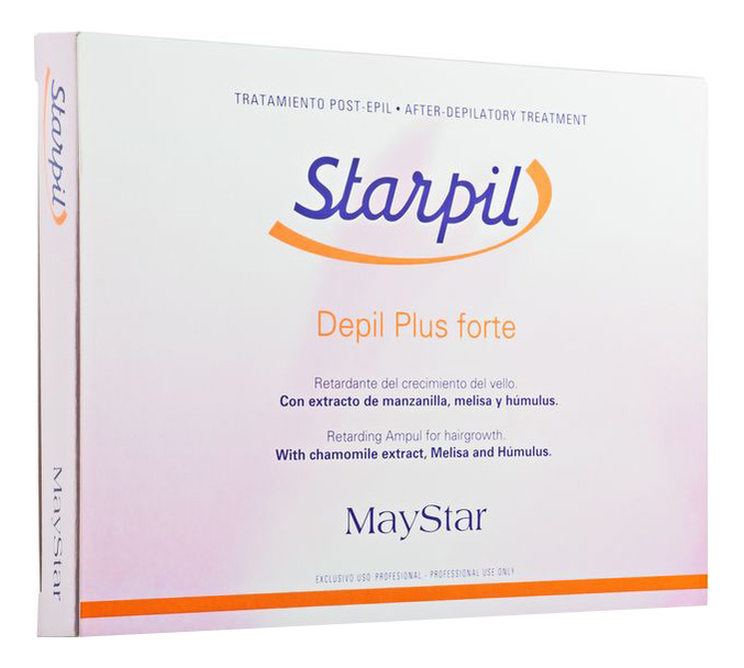 Лосьон после депиляции замедляющий рост волос Maystar Depil Plus Forte 10*10мл