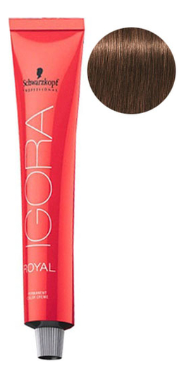 

Крем-краска для волос Igora Royal Permanent Color Creme 60мл: 5-65 Light Brown Chocolate Gold, Крем-краска для волос Igora Royal Permanent Color Creme 60мл
