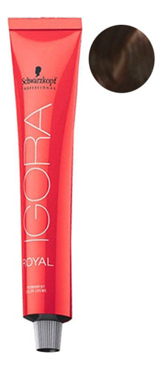 

Крем-краска для волос Igora Royal Permanent Color Creme 60мл: 6-6 Dark Blonde Chocolate, Крем-краска для волос Igora Royal Permanent Color Creme 60мл