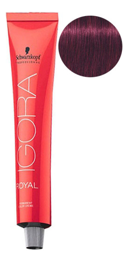 

Крем-краска для волос Igora Royal Permanent Color Creme 60мл: 6-99 Dark Blonde Violet Extra, Крем-краска для волос Igora Royal Permanent Color Creme 60мл