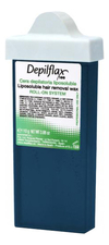 Depilflax Воск в картридже для лица Азуленовый Liposoluble Hair Removal Wax 110г (прозрачный)