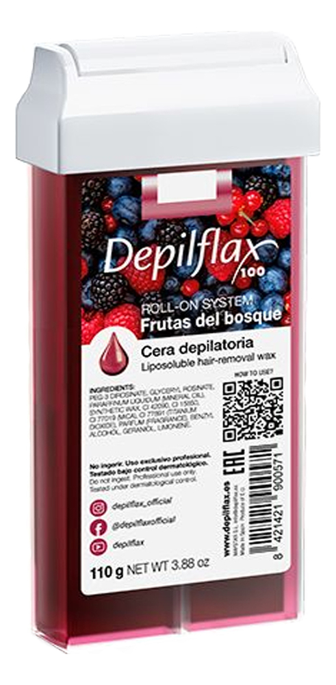 

Воск в картридже Лесные ягоды Ftuits Forest Liposoluble Hair Removal Wax 110г (прозрачный)