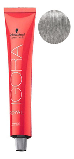 

Крем-краска для волос Igora Royal Permanent Color Creme 60мл: 9,5-22 Platinum Blonde Pale Blue, Крем-краска для волос Igora Royal Permanent Color Creme 60мл