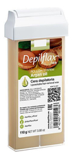 Depilflax Воск в картридже для сухой кожи Аргана Argan Oil Liposoluble Hair Removal Wax 110г (средней плотности)
