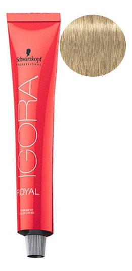 

Крем-краска для волос Igora Royal Permanent Color Creme 60мл: 9-0 Extra Light Blonde Natural, Крем-краска для волос Igora Royal Permanent Color Creme 60мл