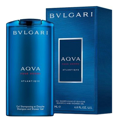

Bvlgari Aqva Pour Homme Atlantiqve: гель для душа 200мл, Bvlgari Aqva Pour Homme Atlantiqve