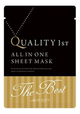Quality 1st Антивозрастная ультрапитательная чудо-маска для лица All In One Sheet Mask The Best