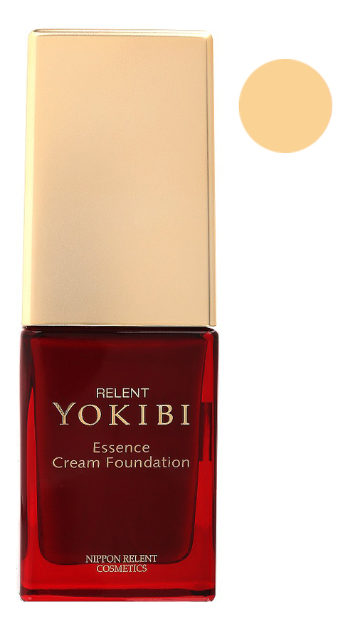 Жидкая крем-пудра для лица Yokibi Essence Cream Foundation SPF15 PA++ 20г: 200 Светлая охра