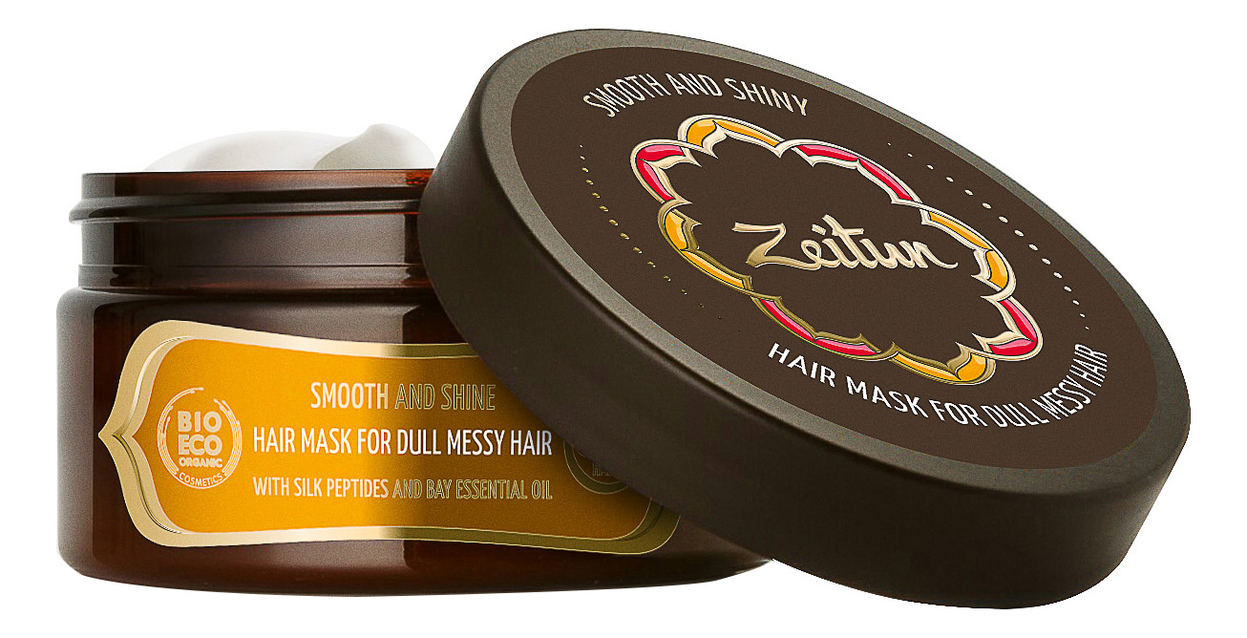 

Маска для тусклых путающихся волос Гладкость и блеск Smooth And Shine Hair Mask 200мл