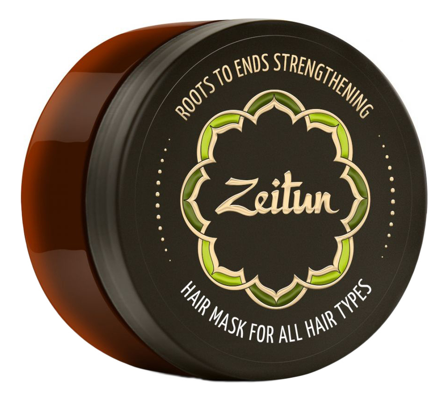Купить Маска для всех типов волос Укрепление по всей длине Roots To Ends Strengthening Hair Mask 200мл, Zeitun