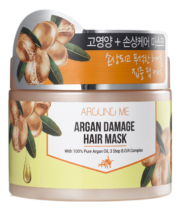 

Маска для поврежденных волос Around Me Argan Damage Hair Mask 300г