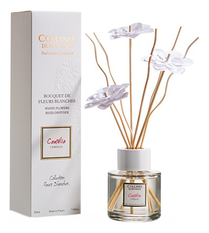 

Ароматический диффузор Fleurs Blanches 200мл: Camellia, Ароматический диффузор Fleurs Blanches 200мл