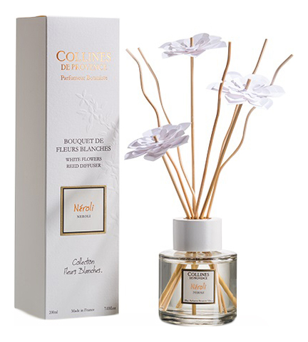 

Ароматический диффузор Fleurs Blanches 200мл: Neroli, Ароматический диффузор Fleurs Blanches 200мл