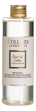 

Наполнитель для диффузора Fleurs Blanches 200мл: Cotton Flower, Наполнитель для диффузора Fleurs Blanches 200мл