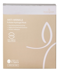 Гидрогелевая маска для лица с омолаживающим эффектом Anti-Wrinkle Pullulan Hydrogel Mask 30г