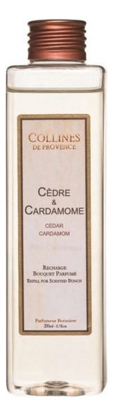 

Наполнитель для диффузора Accords Parfumes 200мл: Cedar-Cardamom, Наполнитель для диффузора Accords Parfumes 200мл