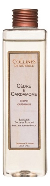 Наполнитель для диффузора Accords Parfumes 200мл: Cedar-Cardamom