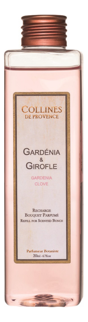 Наполнитель для диффузора Accords Parfumes 200мл: Gardenia-Clove наполнитель для диффузора accords parfumes 200мл blackcurrant camellia